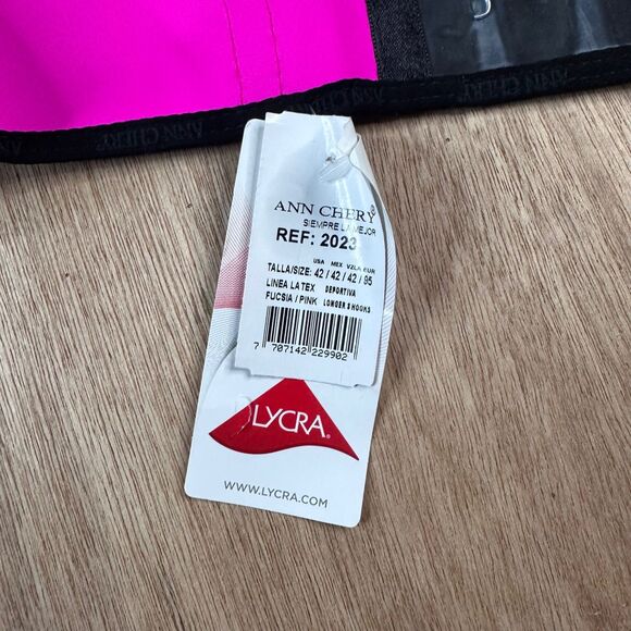 Ann Chery 2023 Latex Waist Trainer Faja Size 42 Pink New Colombia - Picture 2 of 7